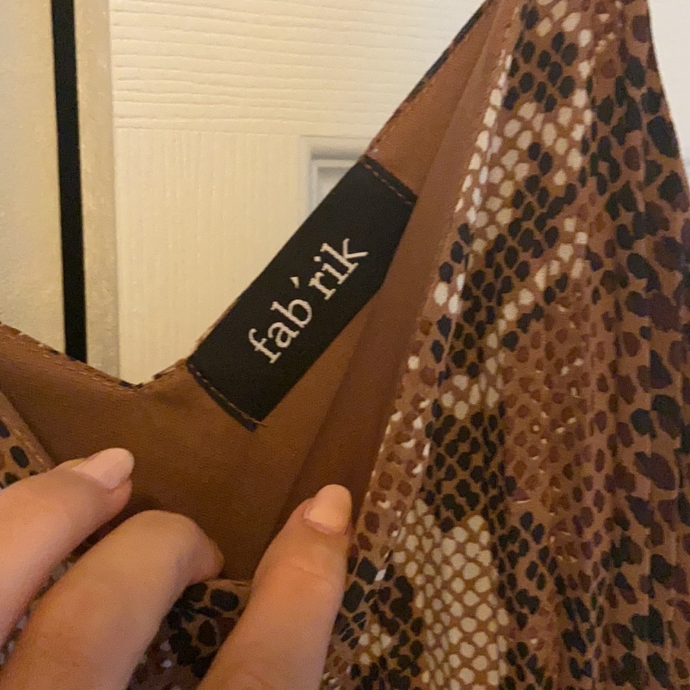 Fabrik Python Midi Dress - image 3